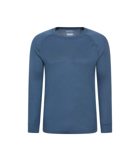 Haut Thermique Uni Manches Longues Talus Homme Bleu Mountain Warehouse