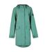 Womens/ladies delara shower resistant jacket dark jade Weird Fish-1