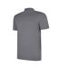 Mens Essential Polo Shirt Carbon White Umbro-2