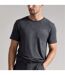 Mens Short Sleeve Luxury Pyjama Top Loungewear T-Shirt-5