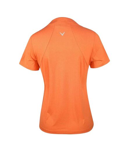 Polo Motif/style Tonal Femme Orange Vif Callaway