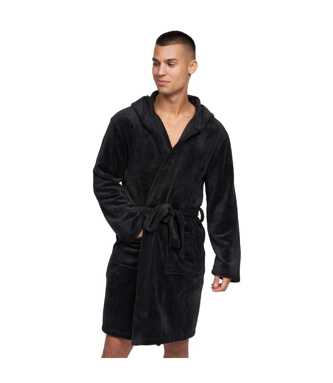 Peignoir backdraw homme noir Crosshatch Crosshatch