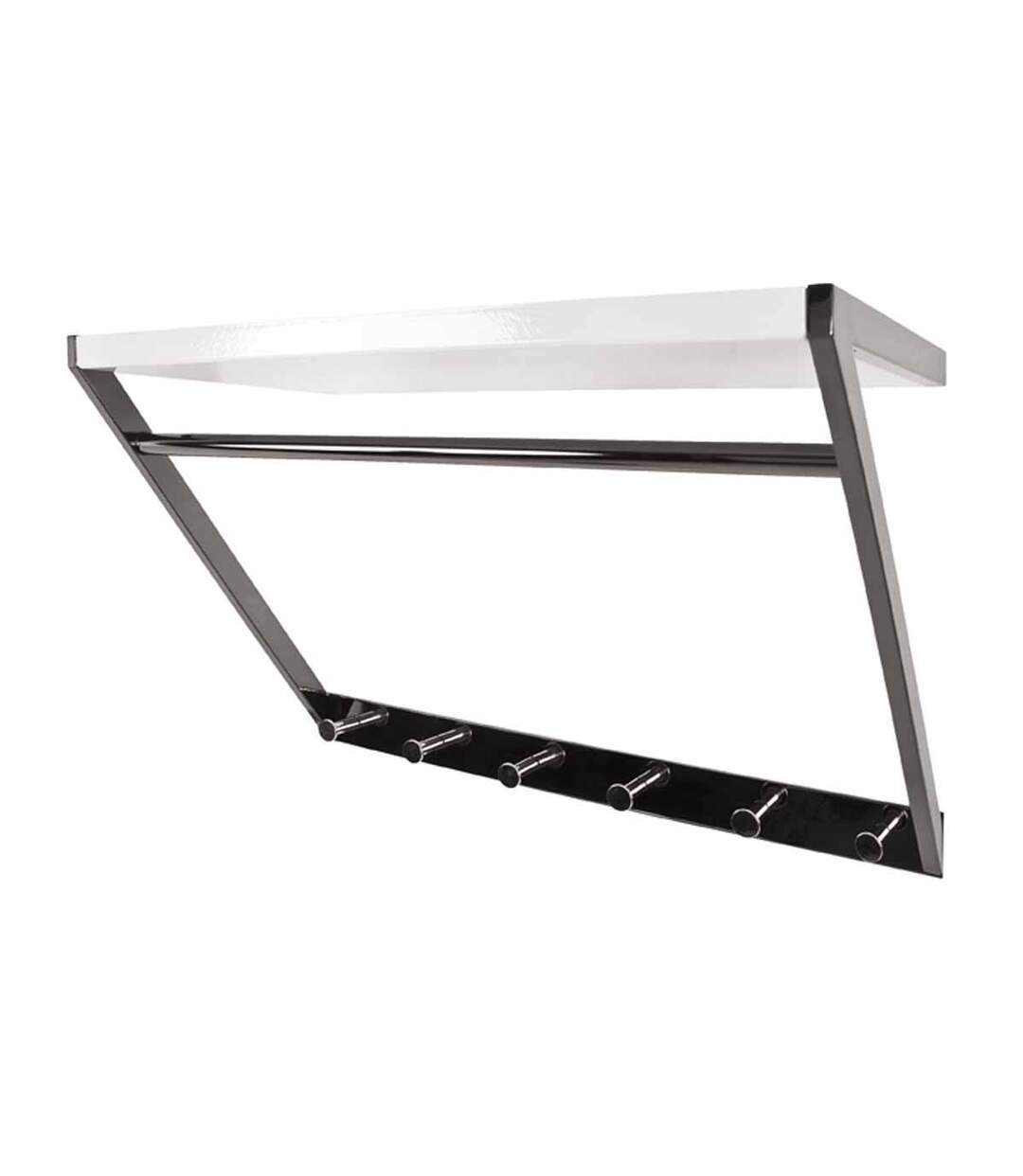 Patère Murale Design Xabi 60cm Blanc-1