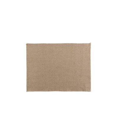 Lot de 2 Sets de Table en Jute Leny 33x45cm Beige