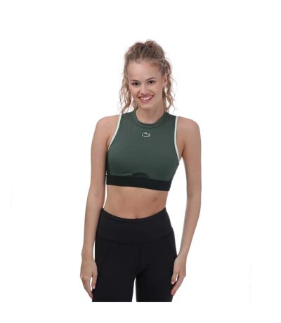 Brassière de sport femme vert Lacoste