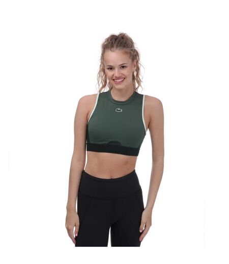 Brassière de sport femme vert Lacoste