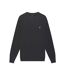 Mens crew neck long-sleeved sweatshirt gunmetal Lyle & Scott