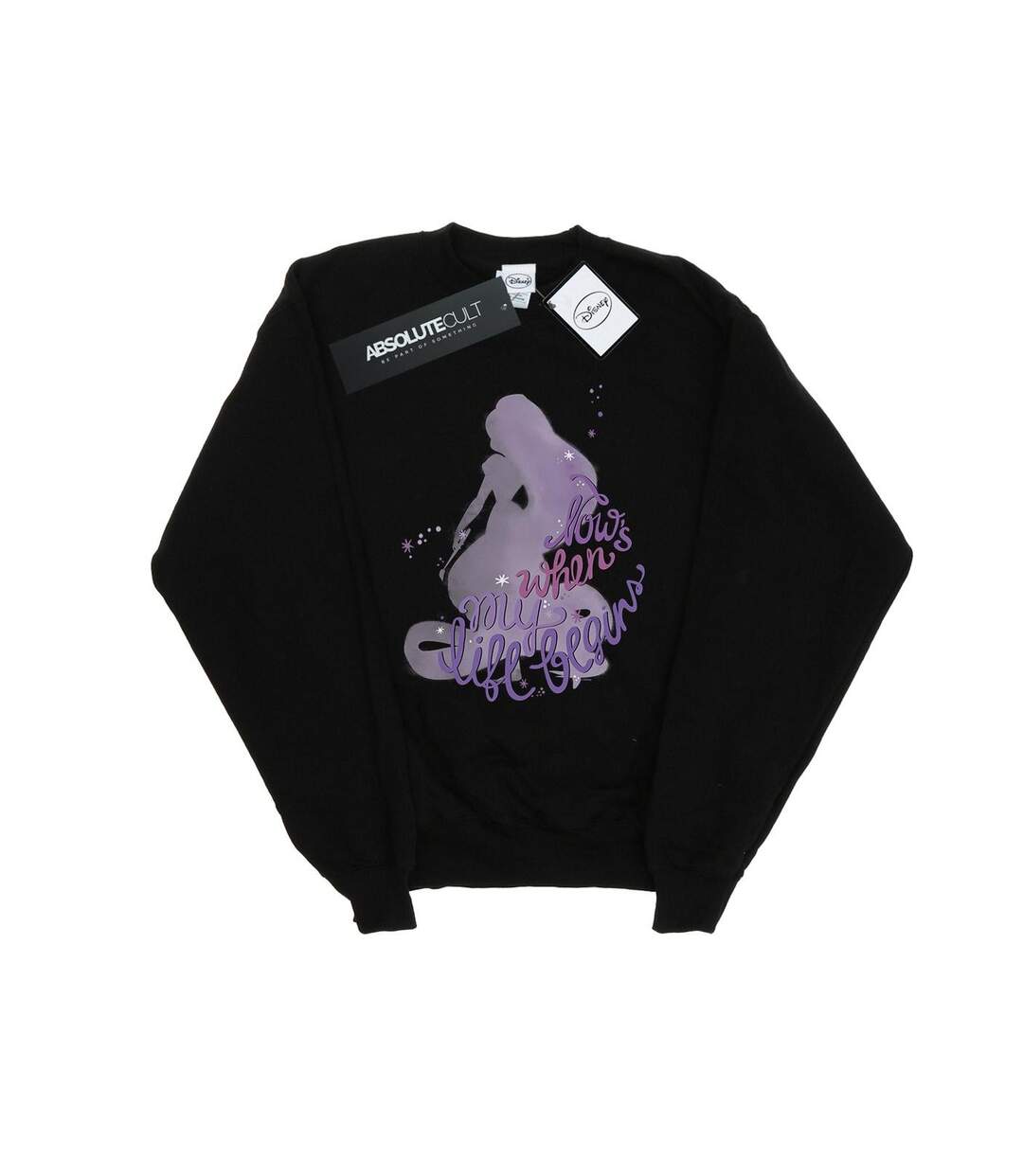 Disney Sweatshirt Femmes/Dames Tangled Now's When My Life Begins (Noir) - UTBI40842-1