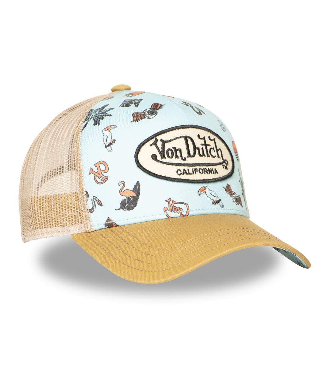 Casquette trucker avec filet et print en sublimation Subli Summer Vondutch-4