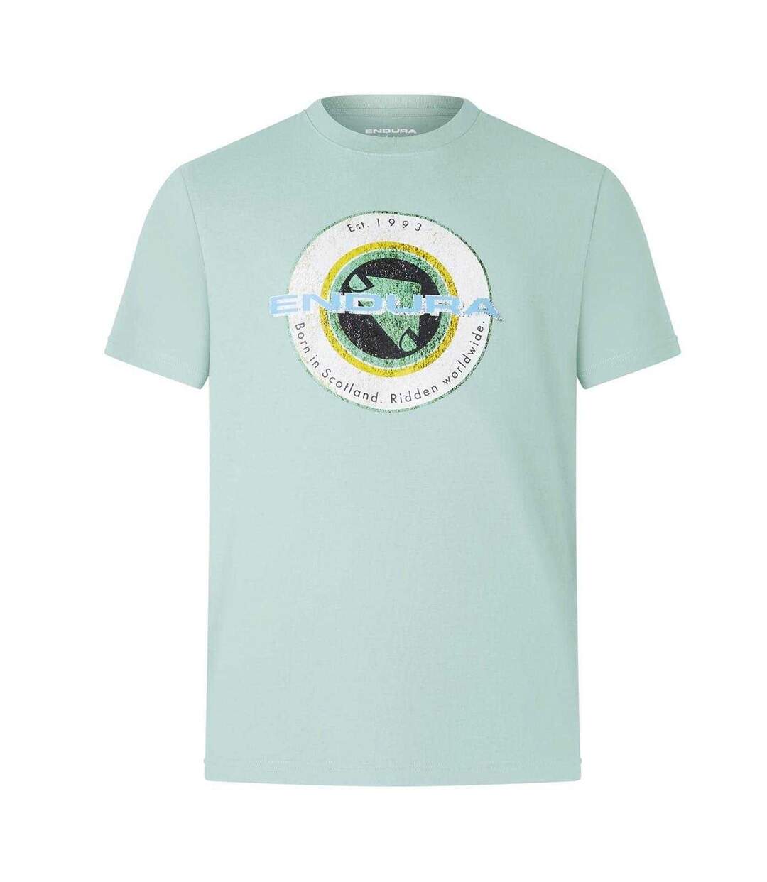 Mens Graphic Cycling T-shirt Sage Green Endura-1