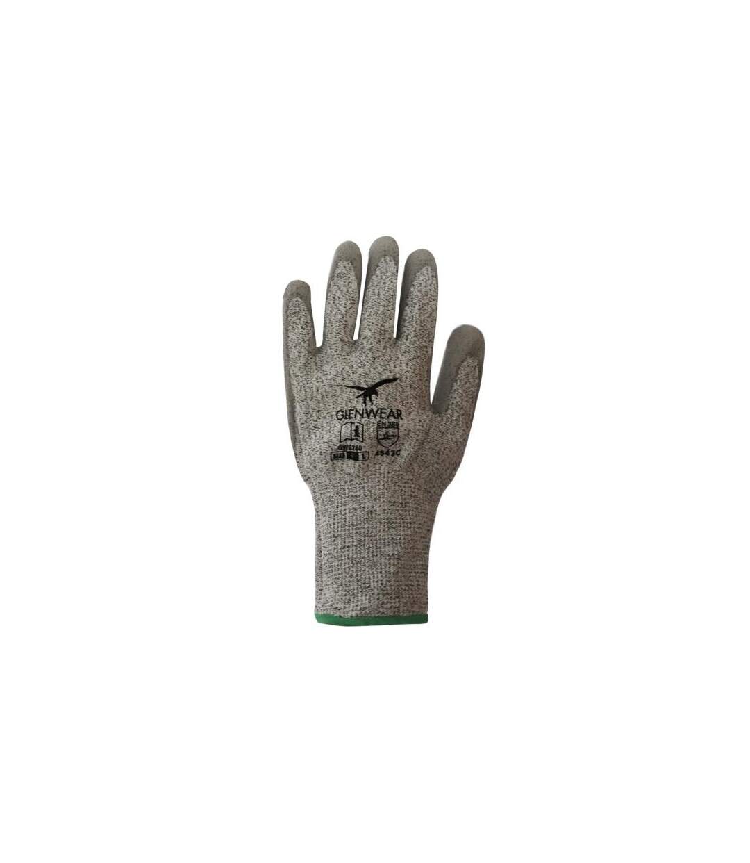 Unisex adult cut level 5 pu gloves xl grey/black Glenwear-1