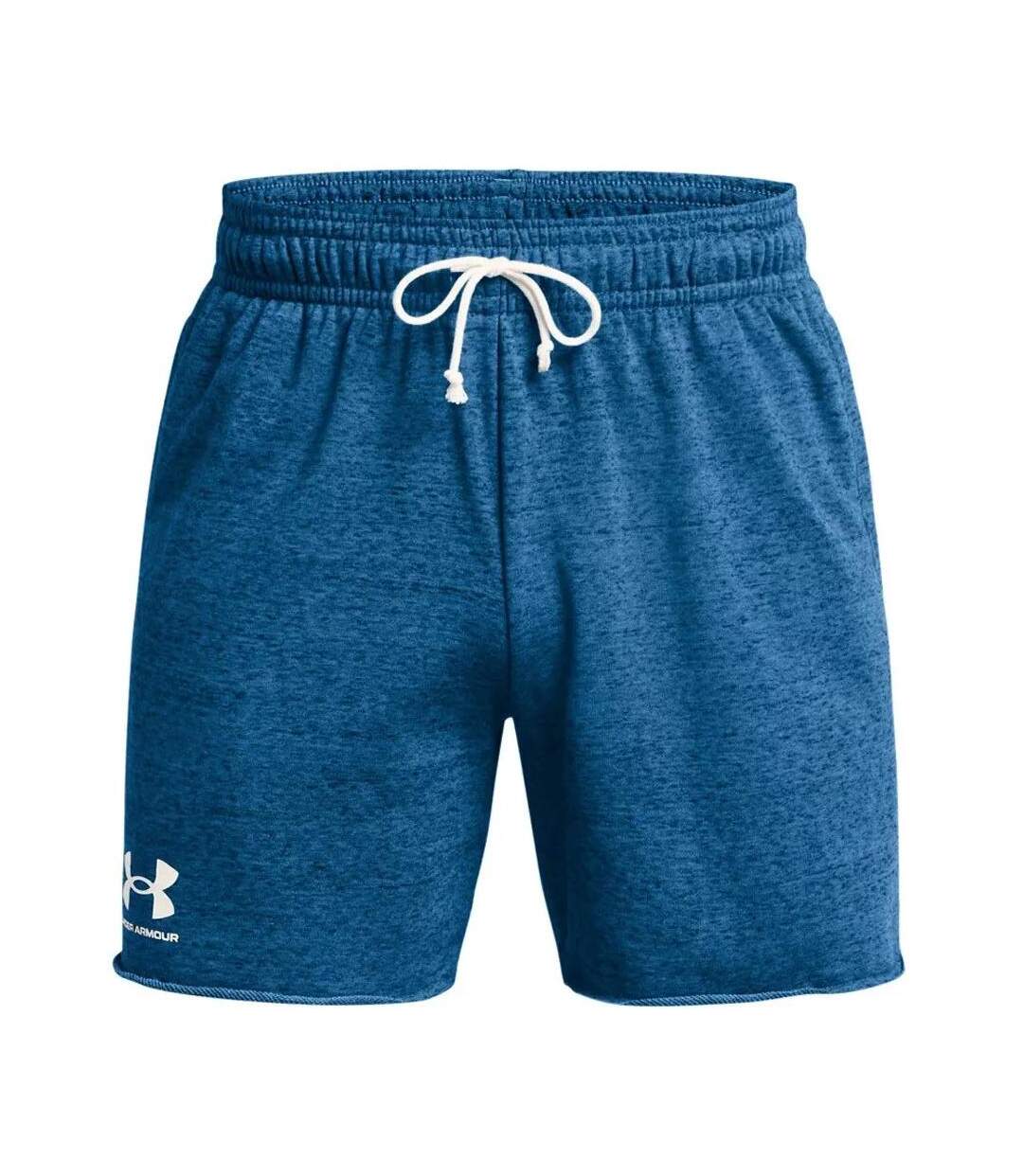 Short Bleu Foncé Homme Under Armour Rival Terry 6 - L-1