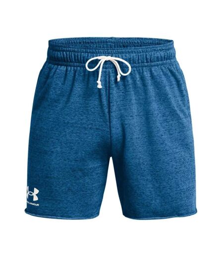 Short Bleu Foncé Homme Under Armour Rival Terry 6 - L