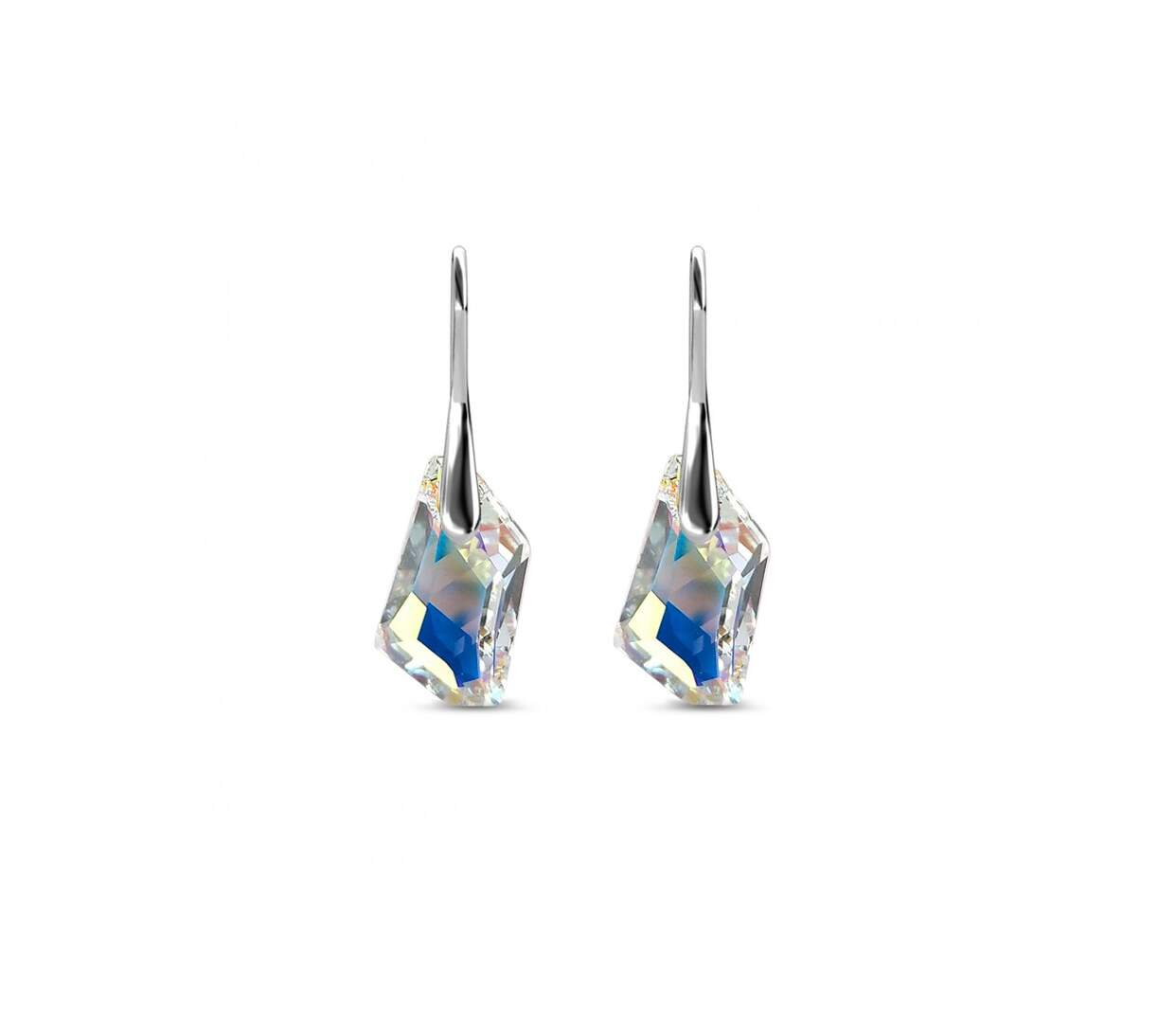 Boucles d'oreilles Ribbon Circlet, Cristal d'Autriche-3