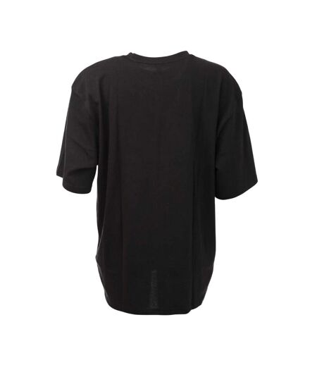 Womens/ladies big logo boyfriend t-shirt black Adidas