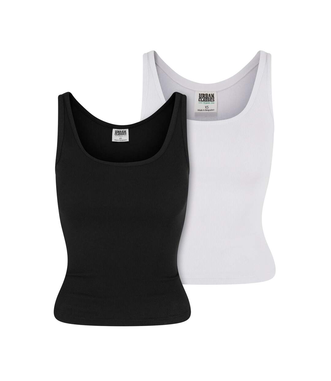 Débardeurs Basic Femme Noir Blanc Urban Classics-3