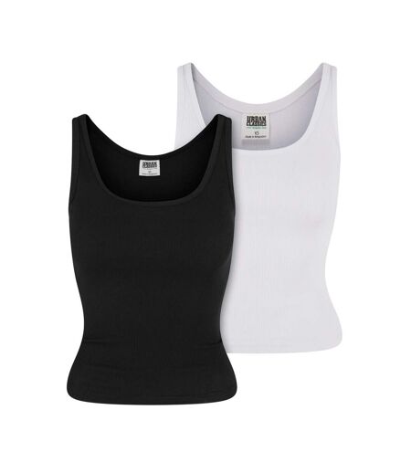 Débardeurs Basic Femme Noir Blanc Urban Classics