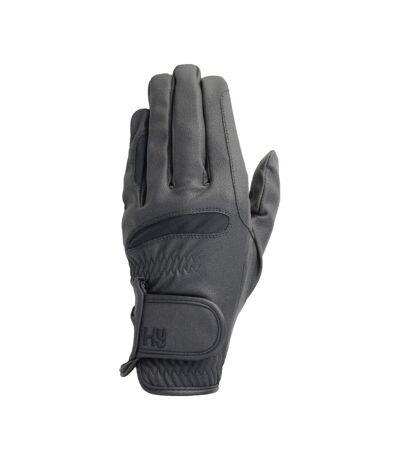 Hy5 Unisex Adults Lightweight Leather Riding Gloves (Black)