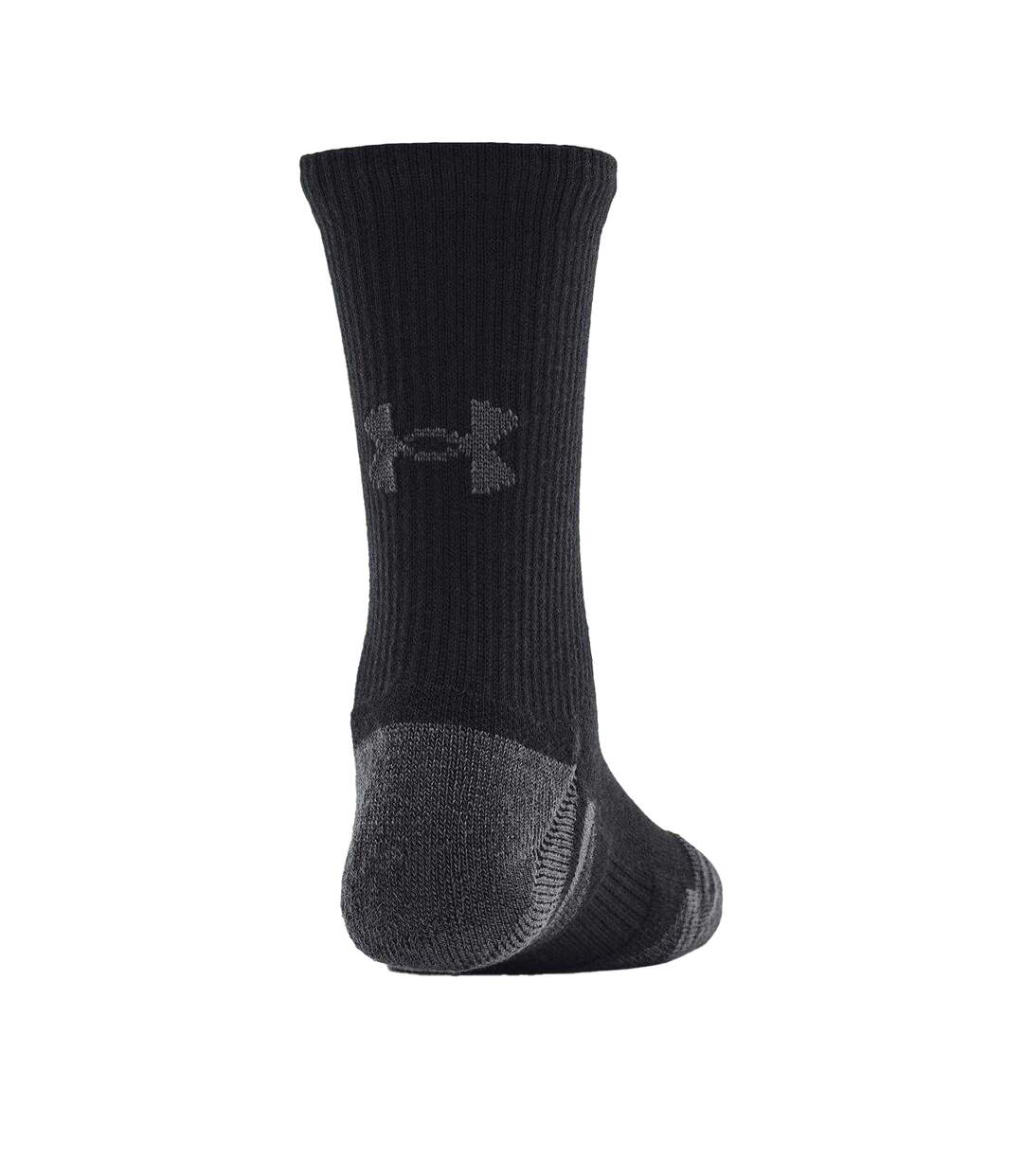 Pack Of 3  Unisex Adult Logo Crew Socks  Black Under Armour-2