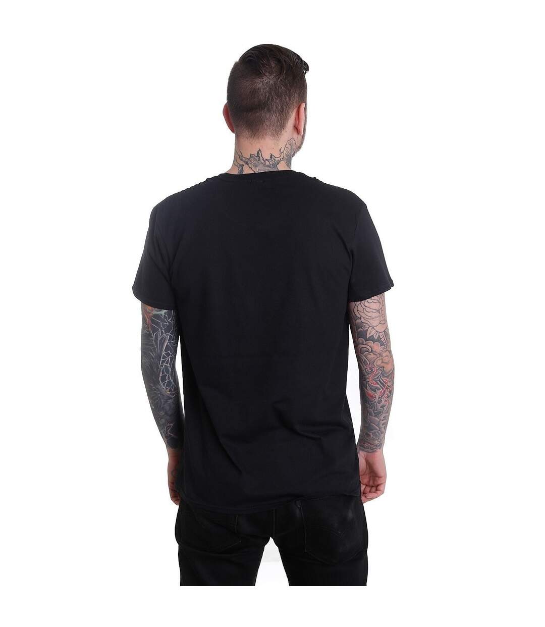 T-shirt eddies homme noir Amplified-2