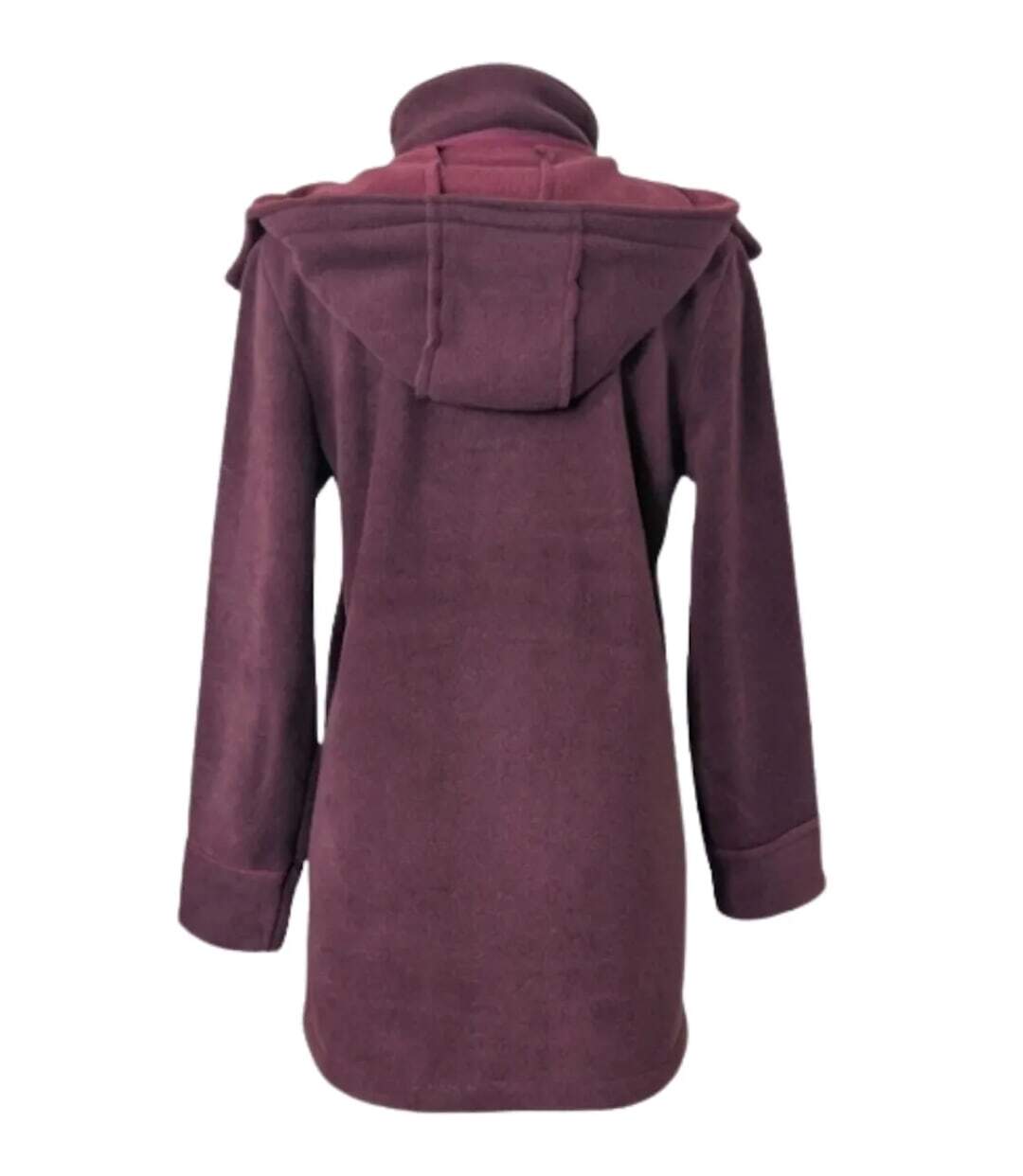 Manteau Polaire Femme style Caban SLOVENIE1B MAYFLOWER – Bordeaux-3