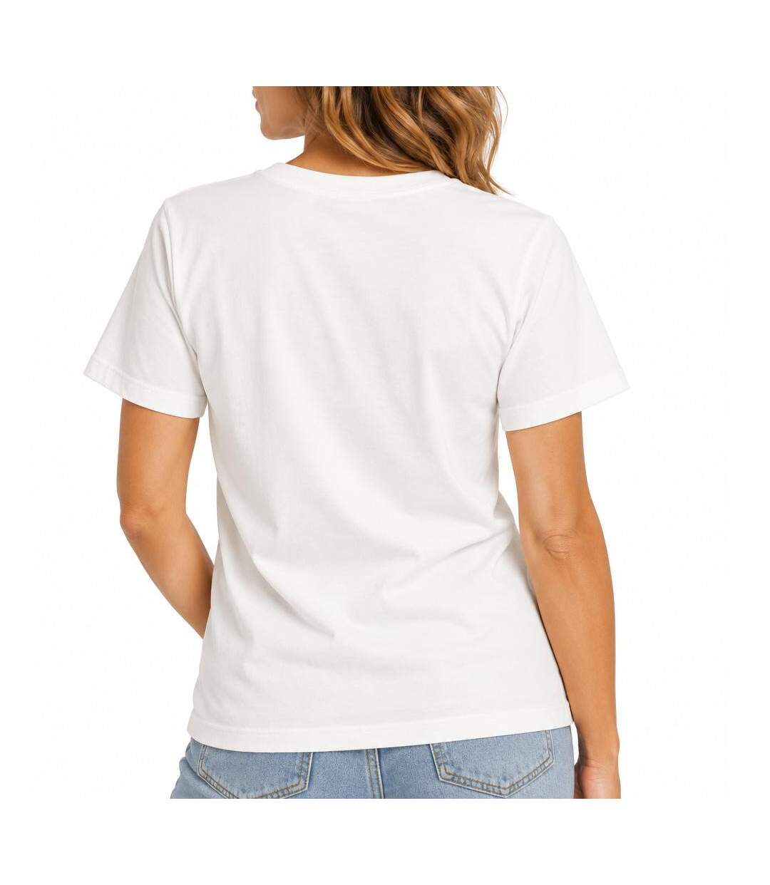 T-Shirt blanc femme freeman porter chuck-2