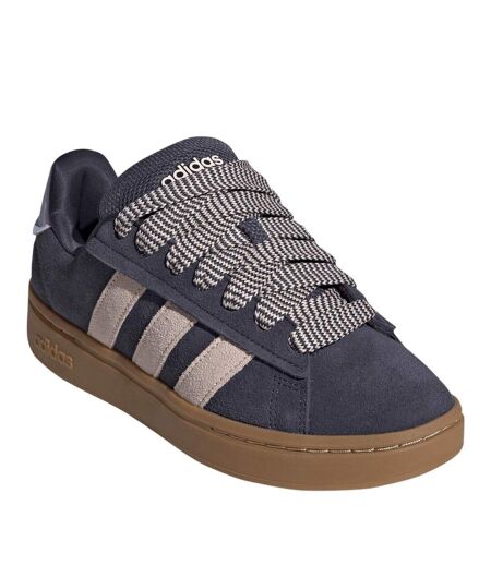 Baskets Grand Court Alpha Femme Bleu Marine Rose Marron Pâle Adidas