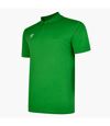 Umbro Mens Essential Polo Shirt (Emerald/White)