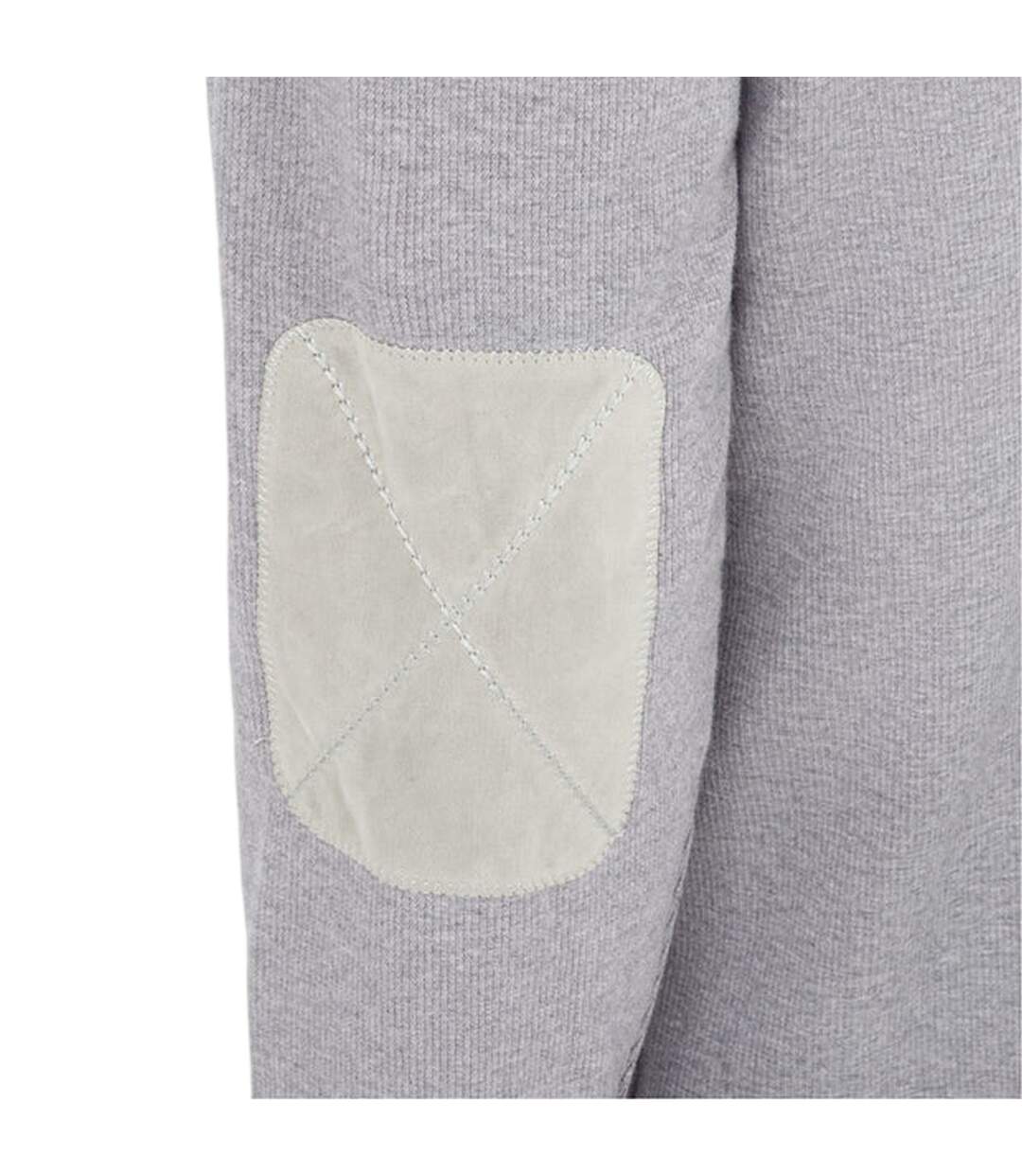 Mens Logo Sweatshirt Mid Grey Marl Howick-3