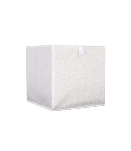 Boîte de Rangement Pliable Bouclette 30x30cm Beige