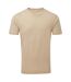 Mens marl organic t-shirt desert sand Anthem