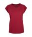 T-shirt Femme Bordeaux Build Your Brand-1