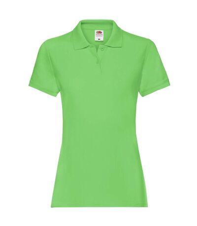 Polo premium femme vert clair Fruit of the Loom