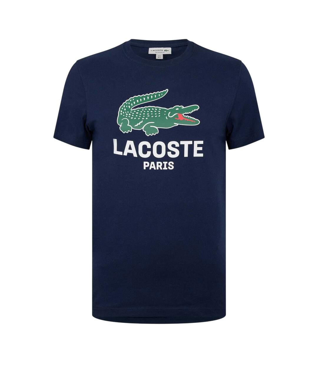 T-shirt Motif/style Logo Paris Homme Bleu Marine Foncé Lacoste-1
