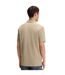 Mens Logo Pique Polo Shirt Beige Hugo-3
