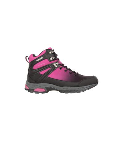 Mountain Warehouse Womens/Ladies Shadow Softshell Walking Boots (Dark Pink) - UTMW267