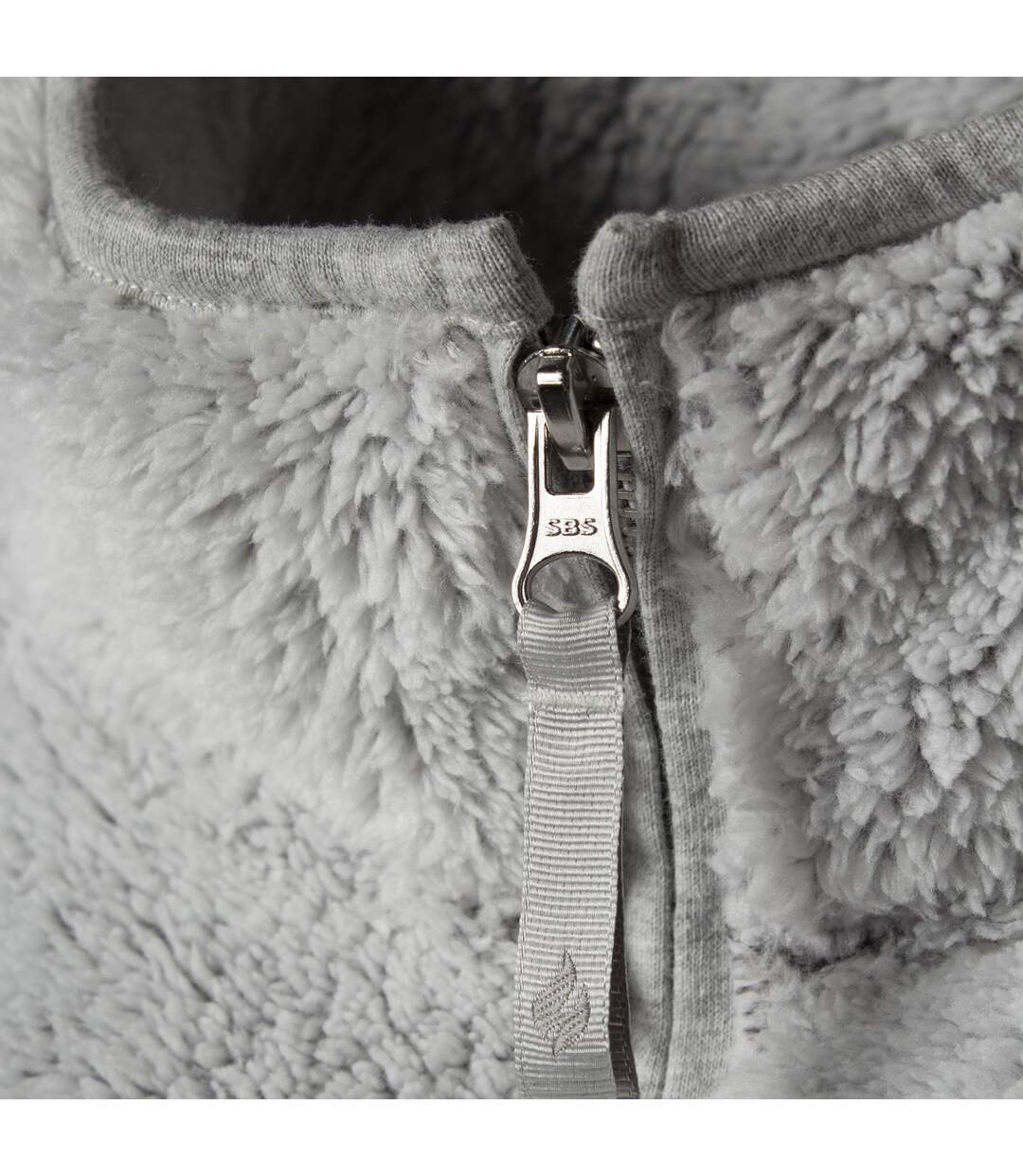 Ladies Thermal Soft Teddy Bear Fleece 1/4 Zip Hoodie Top for Winter-3