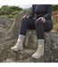 1 Pack Ladies Lightweight Soft Knitted 100% Pure Wool Bed Socks-5