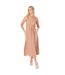 Robe mi-longue femme rouille Dorothy Perkins