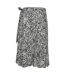 Womens/ladies papamoa animal print wrap skirt monochrome Mountain Warehouse-2
