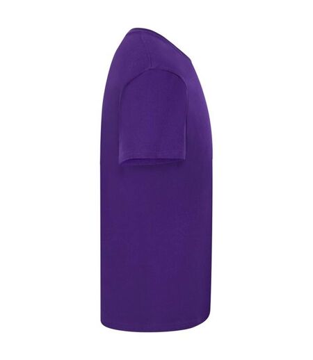T-shirt Manches Courtes Homme Violet Casual