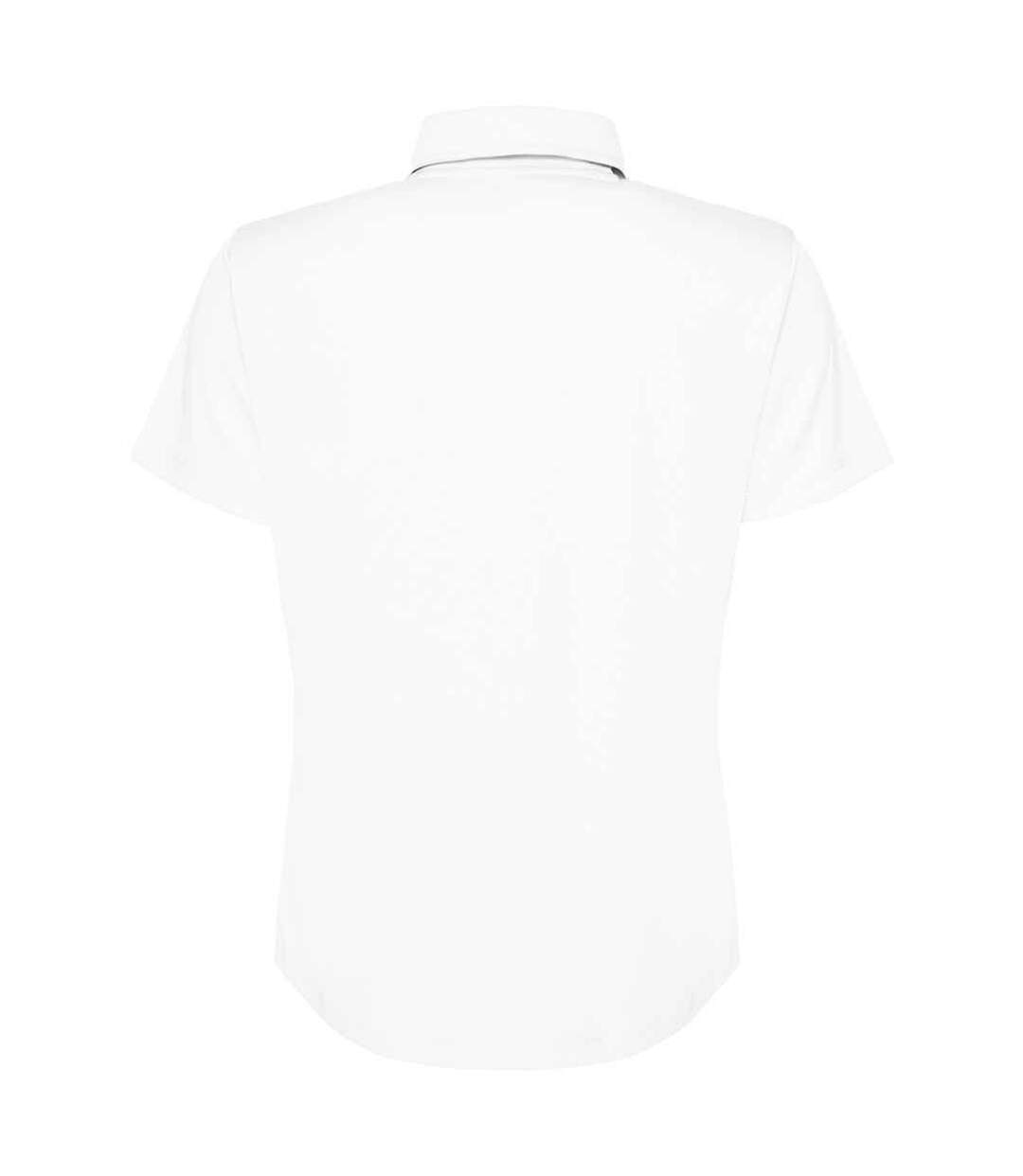 Polo femme blanc Awdis-2