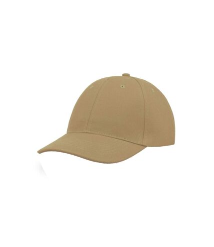 Atlantis Liberty Six Brushed Cotton 6 Panel Cap (Khaki) - UTAB195