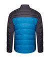 Dare 2B Mens Precipice Insulated Padded Jacket (Ebony Grey/Petrol Blue)