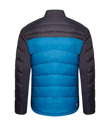 Dare 2B Mens Precipice Insulated Padded Jacket (Ebony Grey/Petrol Blue) - UTRG6499