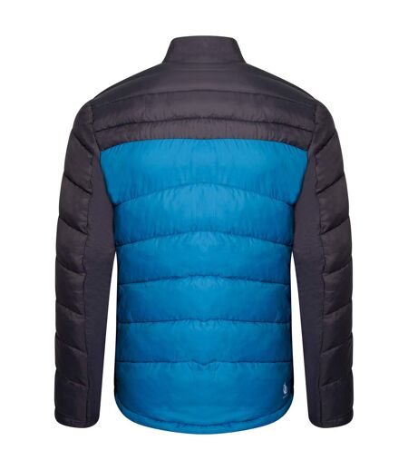 Dare 2B Mens Precipice Insulated Padded Jacket (Ebony Grey/Petrol Blue) - UTRG6499
