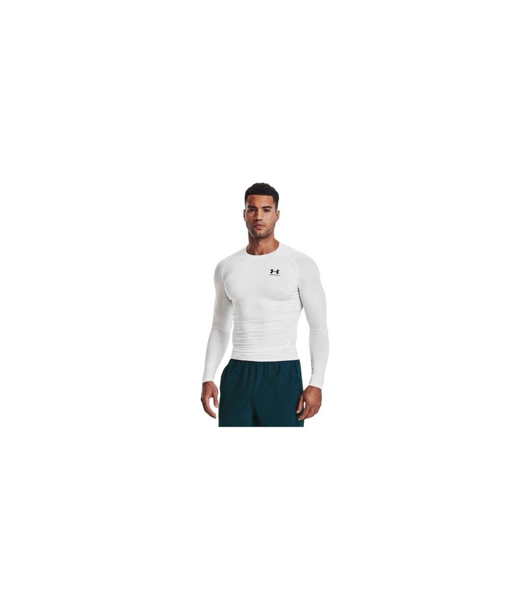 Haut Thermique Homme Blanc Under Armour-1