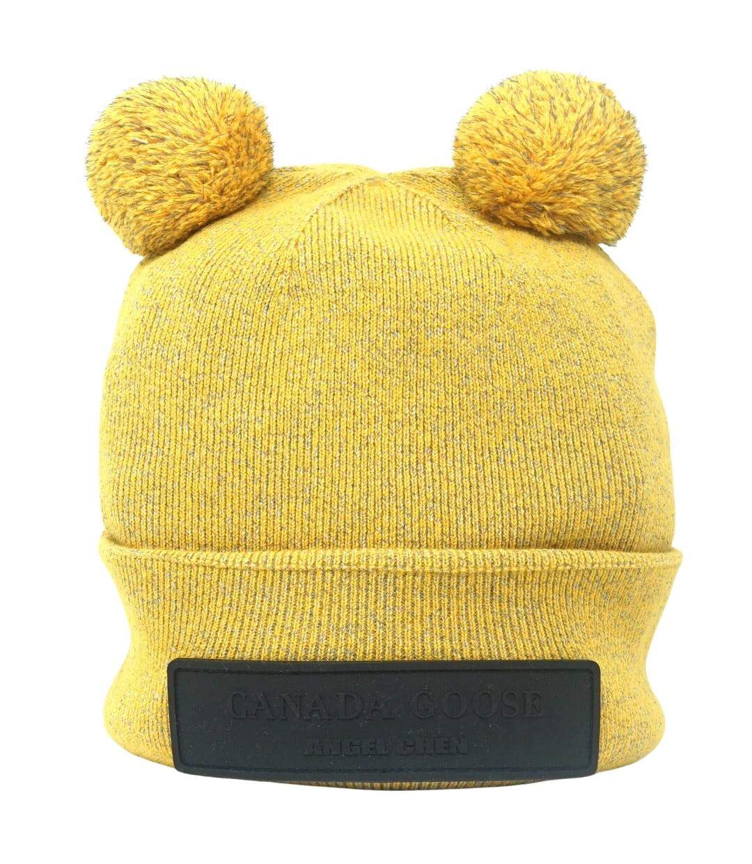 Bonnet Motif/style Toque Angel Chen Jaune Canada Pooch-2