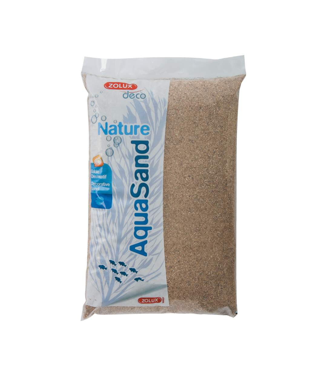 Sol décoratif Aquasand naturel rivière 5kg (Lot de 3)