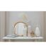 Vase Déco en Métal Agra 50cm Blanc-4